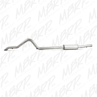 MBRP Installer Series Off Road Cat-Back Exhaust (REAR): Jeep Wrangler JK 2007-2011 3.8L