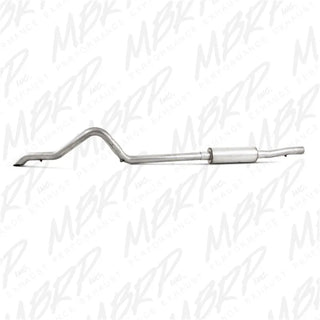 MBRP Installer Series Off Road Cat-Back Exhaust (REAR): Jeep Wrangler JK 2007-2011 3.8L