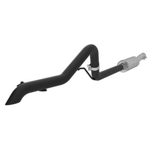 MBRP Black Series Off Road Cat-Back Exhaust Black Tip (REAR): Jeep Wrangler JK 2007-2011 3.8L