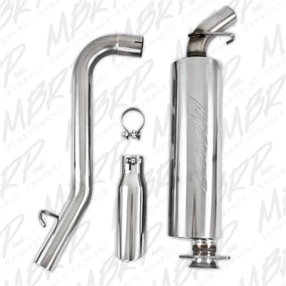 MBRP XP Series Cat-Back Exhaust 3.5in Tip (REAR): Jeep Wrangler TJ 2000-2006 2.5/4.0L