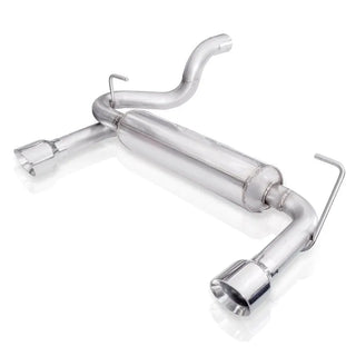 Stainless Works 304SS Factory Connect 2.5in Axle Back Exhaust System: Jeep Wrangler 2018-2020
