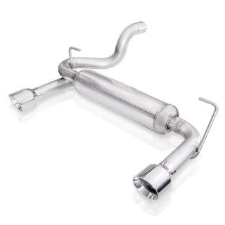 Stainless Works 304SS Factory Connect 2.5in Axle Back Exhaust System: Jeep Wrangler 2018-2020