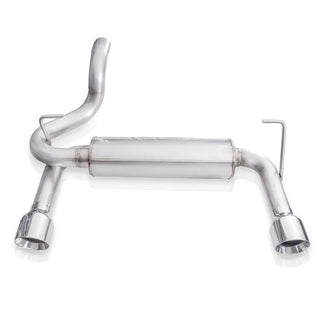 Stainless Works 304SS Factory Connect 2.5in Axle Back Exhaust System: Jeep Wrangler 2018-2020