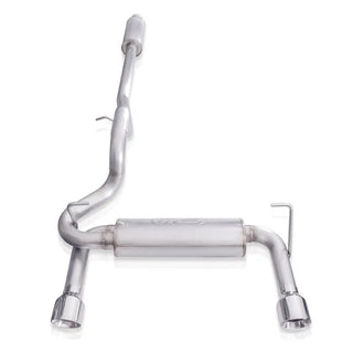 Stainless Works 304SS Factory Connect 2.5in Cat Back Exhaust System: Jeep Wrangler 2018-2020