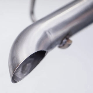 Stainless Works 304SS Factory Connect 2.5in Cat Back Dump Exhaust System: Jeep Wrangler 2018-2020