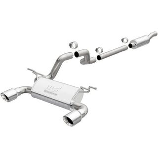 MagnaFlow Street Series 409SS Cat-Back Perf Exhaust Polished Tips (REAR): Jeep Wrangler JL 2018-2024 2.0L