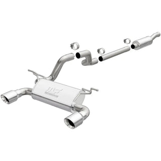MagnaFlow Street Series 409SS Cat-Back Perf Exhaust Polished Tips (REAR): Jeep Wrangler JL 2018-2024 2.0L
