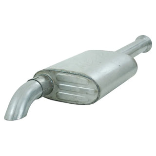 MBRP Armor Lite Off-Road Turn Down Aluminized 2.5" Cat-Back Exhaust (REAR): Jeep Wrangler TJ 2000-2006 2.5/4.0L