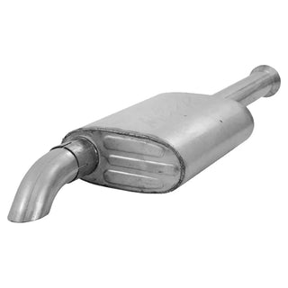 MBRP ARMOR PLUS Off-Road Turn Down SS 2.5" Cat-Back Exhaust (REAR): Jeep Wrangler TJ 2000-2006 2.5/4.0L