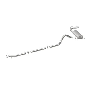 Magnaflow Street Series Cat-Back Perf Exhaust System (REAR): Jeep Wrangler JK 2007-2011 3.8L