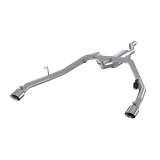 MBRP Armor Lite 2.5" Dual Cat-Back Exhaust (REAR): Jeep Gladiator JT 2020-2024 3.6L