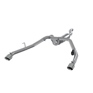 MBRP Armor Lite 2.5" Dual Cat-Back Exhaust (REAR): Jeep Gladiator JT 2020-2024 3.6L