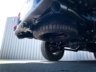 MBRP Armor Lite 2.5" Dual Cat-Back Exhaust (REAR): Jeep Gladiator JT 2020-2024 3.6L