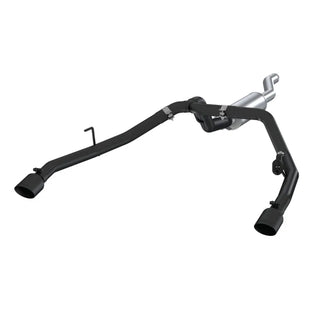 MBRP Black Series 2.5" Dual Cat-Back Exhaust (REAR): Jeep Gladiator JT 2020-2024 3.6L - Black
