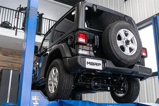 MBRP Installer Series 2.5" Single Cat-Back Exhaust (REAR): Jeep Wrangler JL 2018-2024 2.0/3.6L