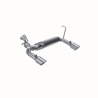 MBRP Installer Series Axle-Back Exhaust Dual Rear Exit 4" SS Tips (REAR): Jeep Wrangler JK 07-18 3.8/3.6L