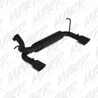 MBRP Black Series Axle-Back Exhaust Dual Rear Exit 4" Tips (REAR): Jeep Wrangler JK 07-18 3.8/3.6L