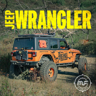 MagnaFlow Overland Cat-Back Perf Exhaust No-Tip Exit (REAR): Jeep Wrangler JL/JK 18-25 3.6L V6