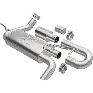 Magnaflow Overland Series Axle-Back Perf Exhaust System (REAR): Jeep Wrangler JK 07-18 3.6L / 3.8L