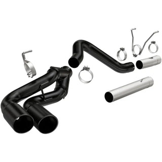 Magnaflow Black DPF 4in Dual Single Passenger Side Rear Exit Exhaust (REAR): Dodge Ram 2500/3500 2007-2018 6.7L Diesel