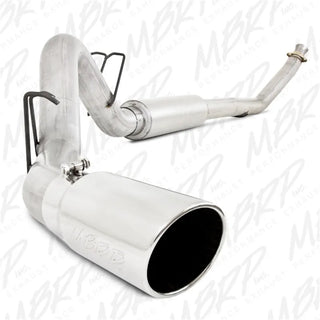 MBRP ARMOR LITE Turbo-Back Exhaust Aluminized 4" Single Side Exit Tip (REAR): Dodge Ram 2500/3500 98-02 5.9L Cummins