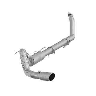MBRP ARMOR LITE Turbo-Back Exhaust Aluminized 4" Single Side Exit Tip (REAR): Dodge Ram 2500/3500 98-02 5.9L Cummins