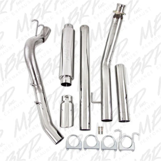 MBRP ARMOR PRO Turbo-Back Exhaust SS 4" Single Side Exit (REAR): Dodge Ram 2500/3500 98-02 5.9L Cummins
