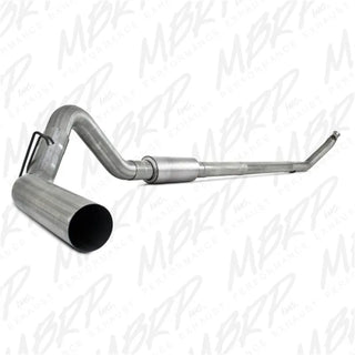 MBRP ARMOR LITE Turbo-Back Exhaust Aluminized 4" Single Side Exit (REAR): Dodge Ram 2500/3500 98-02 5.9L Cummins