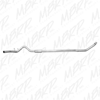 MBRP ARMOR LITE Turbo-Back Exhaust Aluminized 4" Single Side Exit (REAR): Dodge Ram 2500/3500 98-02 5.9L Cummins