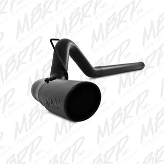 MBRP Black Coated Filter Back Single Side Exhaust System: Dodge Ram 2500 / Ram 3500 2007-2012