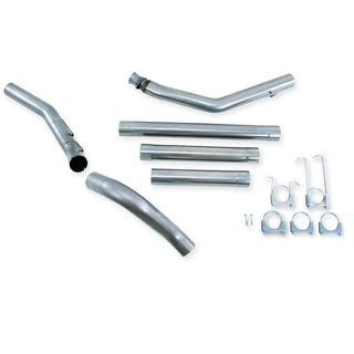 MBRP ARMOR PLUS Race Profile Single Side Exit 4" Turbo-Back Exhaust Muffler Delete (REAR): Dodge Ram 2500/3500 1998-2002 5.9L Cummins