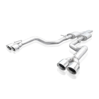 Stainless Works Legend Catback Exhaust Quad 4" Tips (REAR): 15-23 Dodge Challenger R/T Scat Pack 6.4L / SRT 392 / Hellcat 6.2L