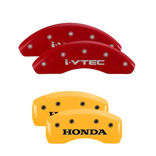 MGP Caliper Covers Yellow Powder Coat HEMI (F&R): Ram 1500 2011-2024