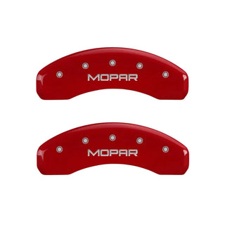 MGP Caliper Covers Yellow w/ MOPAR Logo (F&R): Fits RAM 1500 & Classic 2011-2024