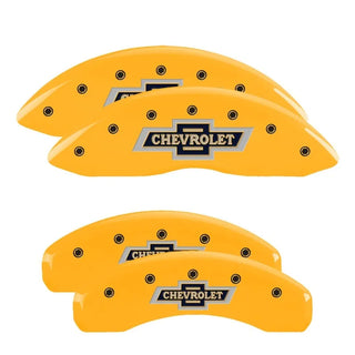 MGP Caliper Covers RAM/RAM Head Yellow (F&R): RAM 1500 / Classic 2011-2024