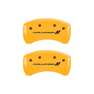 MGP Yellow MAGNUM Caliper Covers (F&R): Dodge Challenger / Charger / Magnum (05-10) - Yellow