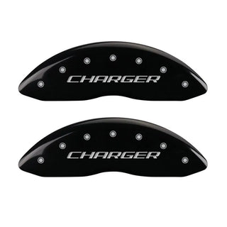 MGP Caliper Covers (F&R): Fits Dodge Challenger / Charger / Magnum (05-23) - Black