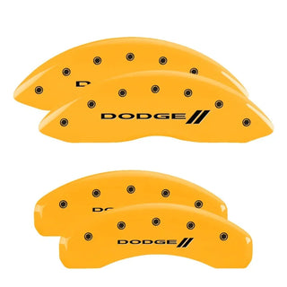 MGP Yellow Caliper Covers (F&R): Fits Dodge Durango / Ram (98-26)