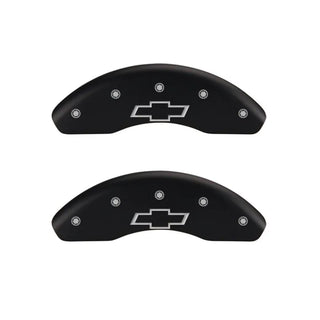 MGP Caliper Covers (FRONT AND REAR): Dodge Viper (2001-2002) w/ Black Finish, Silver Characters, VIPER Logo