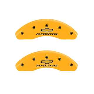 MGP Caliper Covers (FRONT AND REAR): Dodge Viper (2001-2002) w/ Red Finish, Silver Characters, VIPER Logo