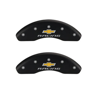 MGP Caliper Covers (FRONT AND REAR): Dodge Viper (2001-2002) w/ Black Finish, Silver Characters, GEN 2/VIPER Logo