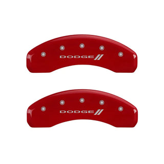 MGP Red Caliper Covers (F&R): Fits Dodge Durango / Ram 1500 (02-06) - Red