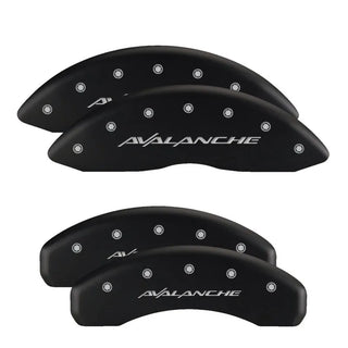 MGP Caliper Covers (F&R): Dodge Durango / Ram 1500 / Ram 1500 Van (02-06) w/ Red Finish - Silver