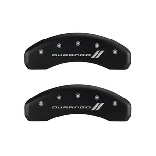 MGP Caliper Covers (F&R): Dodge Durango / Ram 1500 / Ram 1500 Van (02-06) w/ Durango Red - Silver