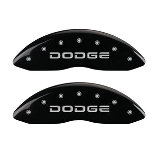 MGP Caliper Covers (F&R): Dodge Durango / Ram 1500 / Ram 1500 Van (02-06) w/ Black - Silver