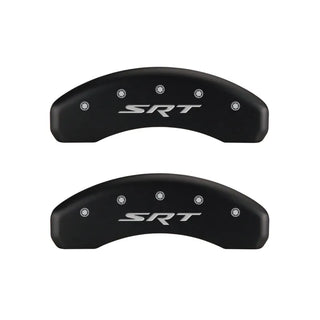 MGP Caliper Covers (F&R): Dodge Challenger / Charger / Magnum (05-23) w/ Red - Silver SRT-8
