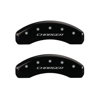 MGP Caliper Covers (F&R): Fits Dodge Challenger / Charger / Magnum (05-23) - Black