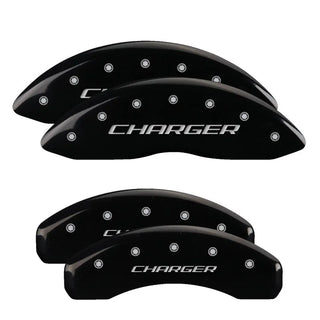 MGP Caliper Covers (F&R): Fits Dodge Challenger / Charger / Magnum (05-23) - Black