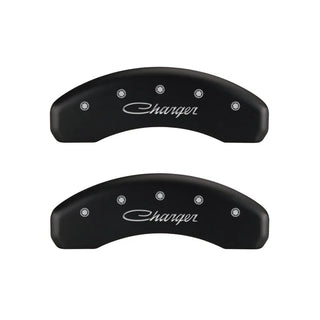 MGP Caliper Covers (F&R): Fits Dodge Challenger / Charger / Magnum (06-23) - Red