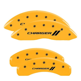 MGP Caliper Covers (F&R): Fits Dodge Challenger / Charger / Magnum (05-23) - Yellow